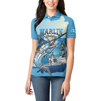 Personalized Guatemala Blue Marlin Fishing Women Polo Shirt 2026 Season