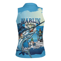 Personalized Guatemala Blue Marlin Fishing Women Sleeveless Polo Shirt 2026 Season