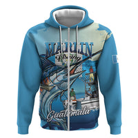 Personalized Guatemala Blue Marlin Fishing Zip Hoodie 2026 Season