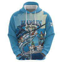 Personalized Guatemala Blue Marlin Fishing Zip Hoodie 2026 Season