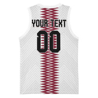 Custom Qatar 2026 World Football Basketball Jersey White Version