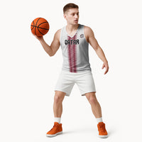 Custom Qatar 2026 World Football Basketball Jersey White Version