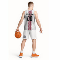 Custom Qatar 2026 World Football Basketball Jersey White Version