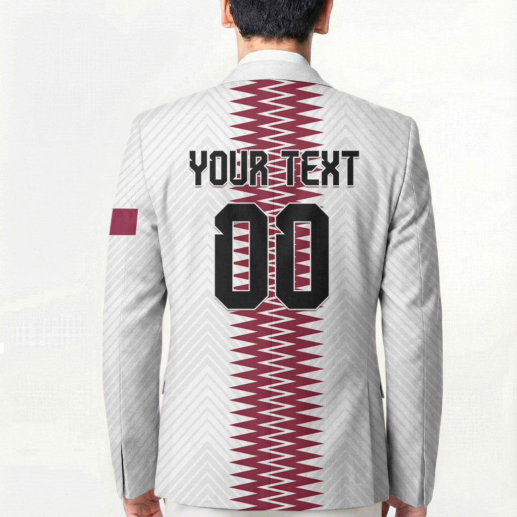 Custom Qatar 2026 World Football Blazer White Version