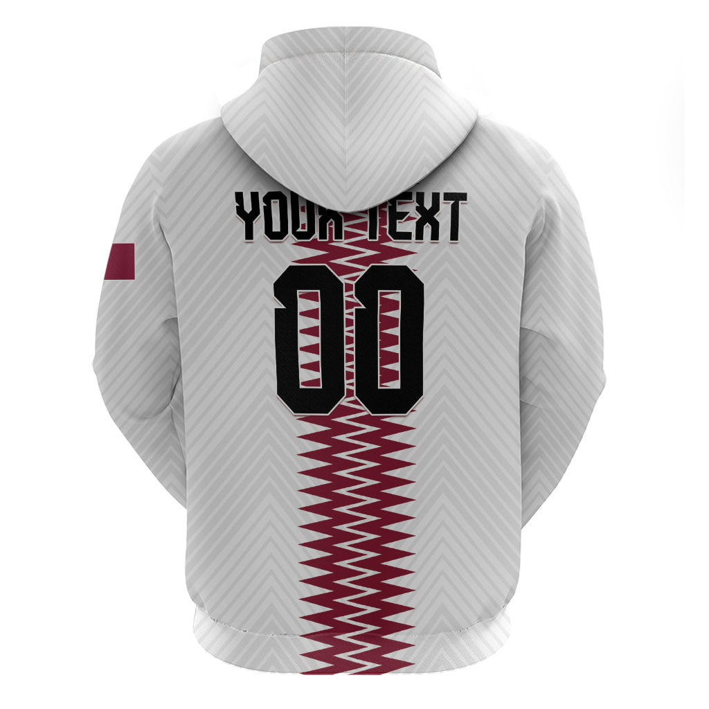 Custom Qatar 2026 World Football Hoodie White Version