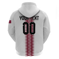 Custom Qatar 2026 World Football Hoodie White Version