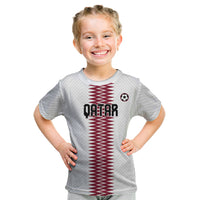 Custom Qatar 2026 World Football Kid T Shirt White Version