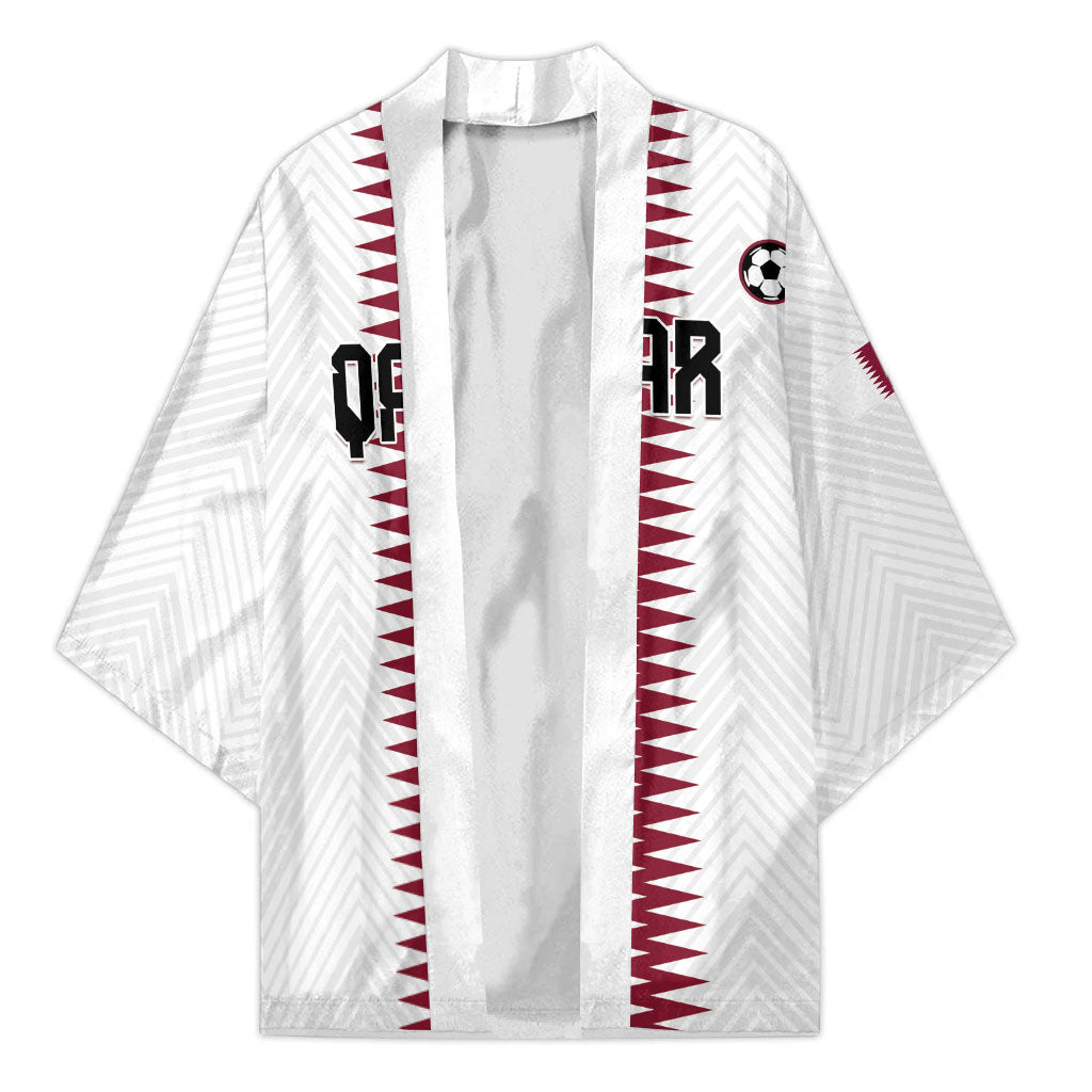 Custom Qatar 2026 World Football Kimono White Version