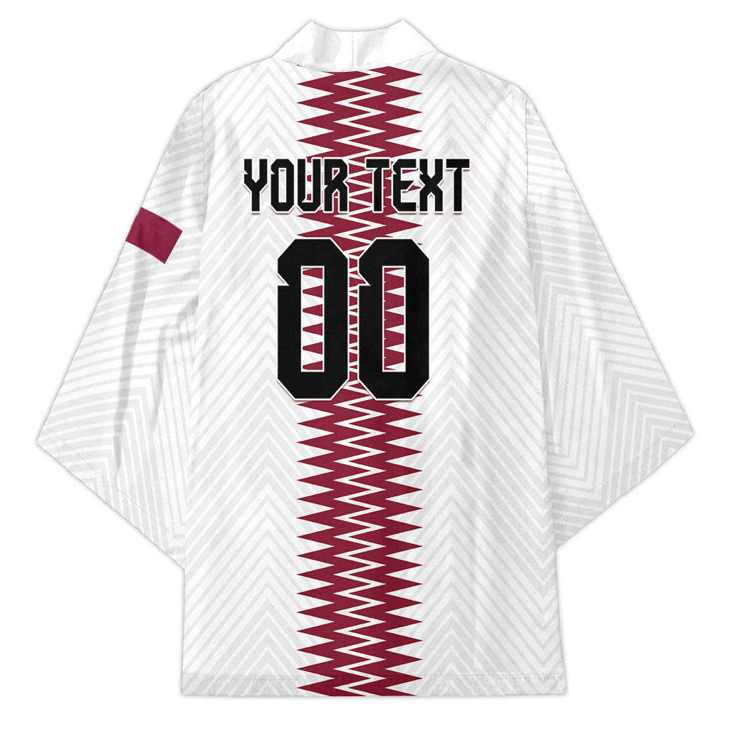 Custom Qatar 2026 World Football Kimono White Version