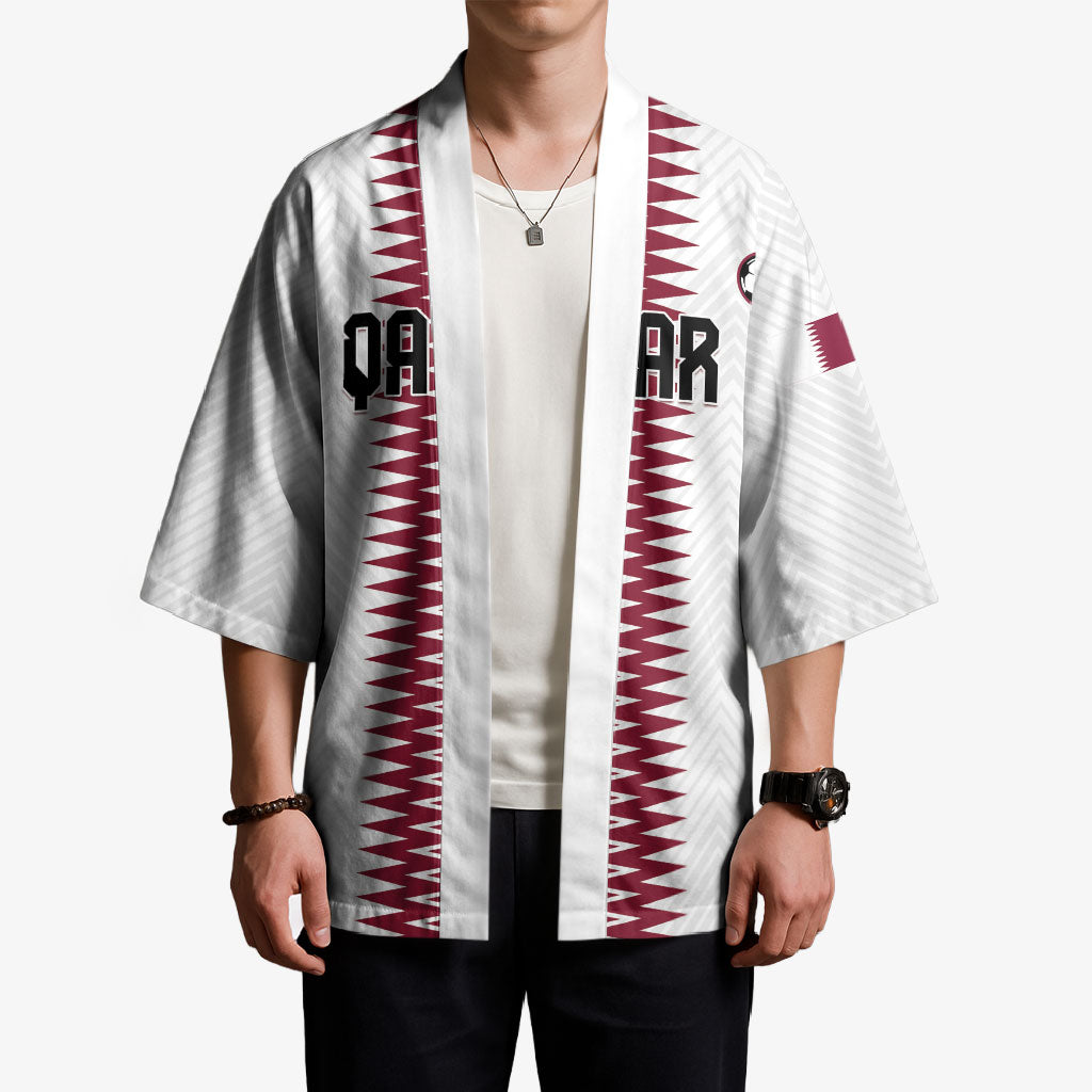 Custom Qatar 2026 World Football Kimono White Version