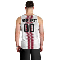 Custom Qatar 2026 World Football Men Tank Top White Version