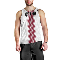 Custom Qatar 2026 World Football Men Tank Top White Version