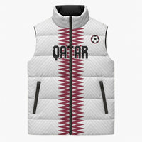 Custom Qatar 2026 World Football Sleeveless Puffer Jacket White Version