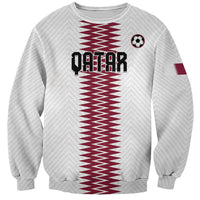 Custom Qatar 2026 World Football Sweatshirt White Version