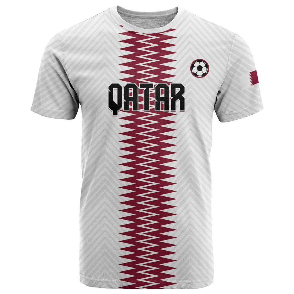 Custom Qatar 2026 World Football T Shirt White Version