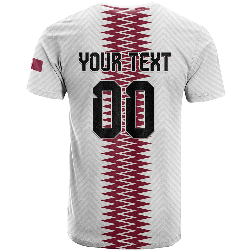 Custom Qatar 2026 World Football T Shirt White Version