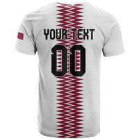 Custom Qatar 2026 World Football T Shirt White Version