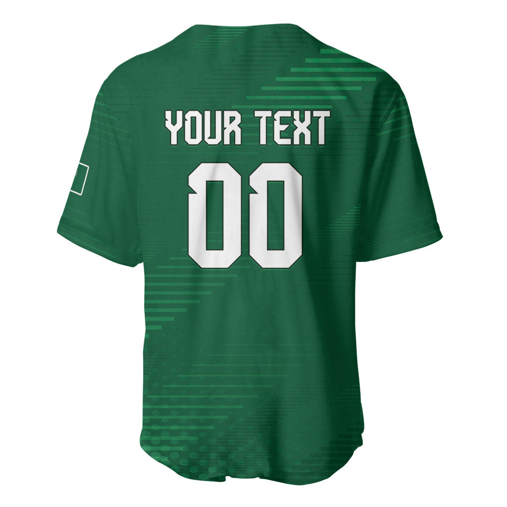 Custom Saudi Arabia 2026 World Football Baseball Jersey Arabian Green Falcons