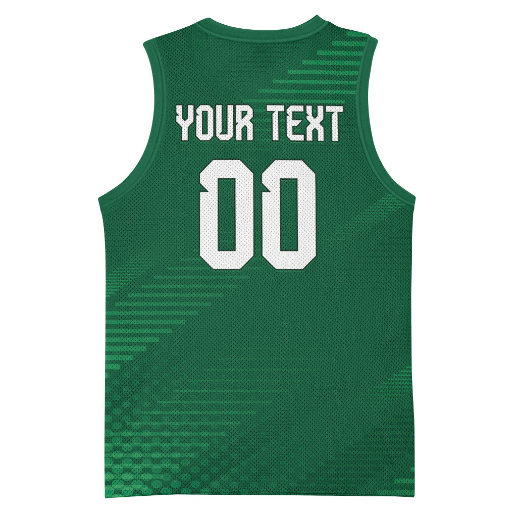 Custom Saudi Arabia 2026 World Football Basketball Jersey Arabian Green Falcons