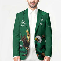 Custom Saudi Arabia 2026 World Football Blazer Arabian Green Falcons
