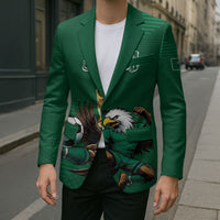 Custom Saudi Arabia 2026 World Football Blazer Arabian Green Falcons