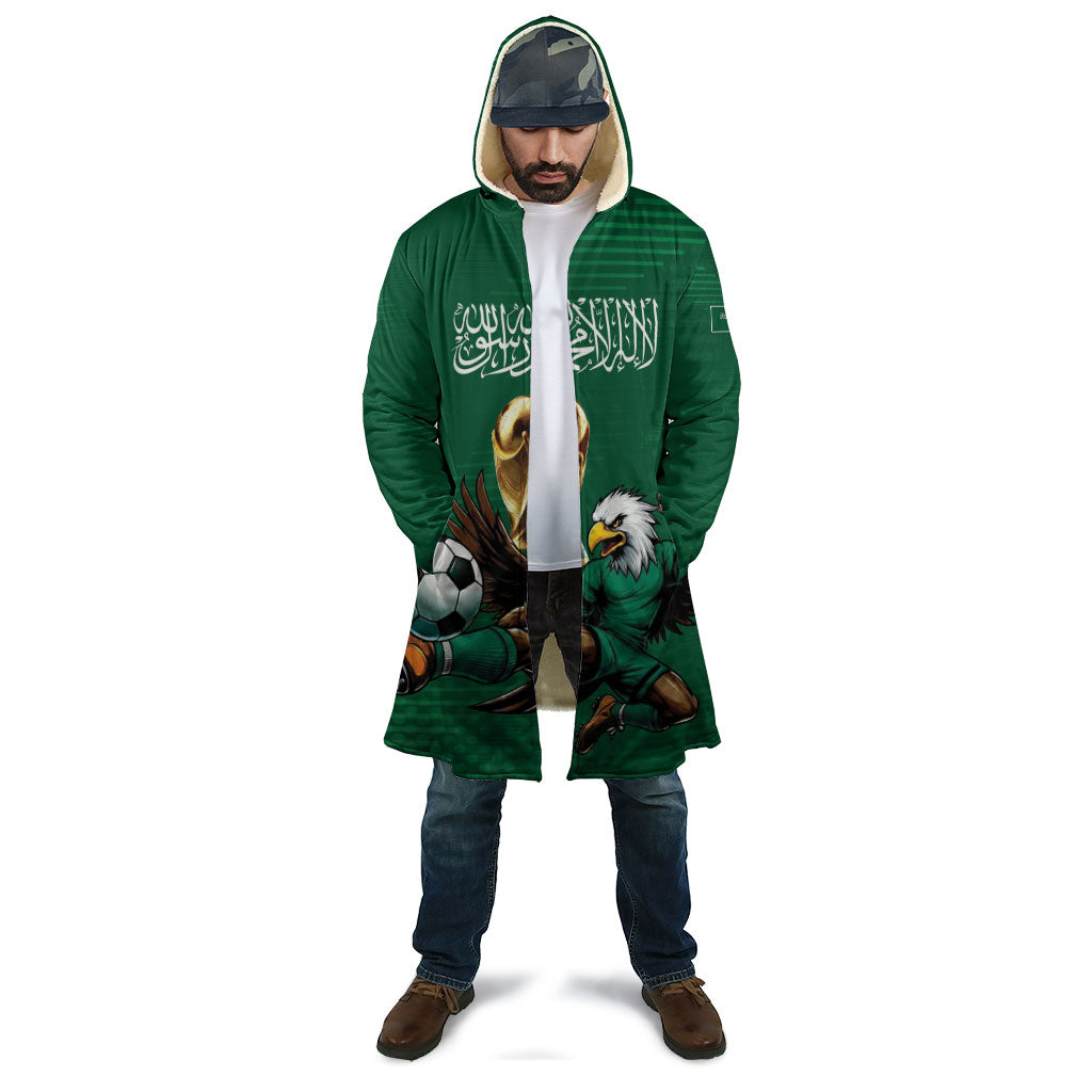 Custom Saudi Arabia 2026 World Football Cloak Arabian Green Falcons