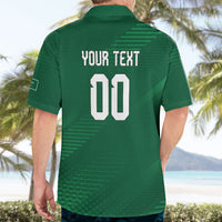 Custom Saudi Arabia 2026 World Football Hawaiian Shirt Arabian Green Falcons