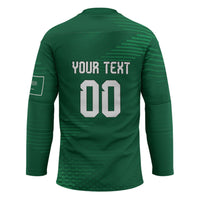 Custom Saudi Arabia 2026 World Football Hockey Jersey Arabian Green Falcons
