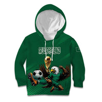 Custom Saudi Arabia 2026 World Football Kid Hoodie Arabian Green Falcons