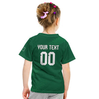 Custom Saudi Arabia 2026 World Football Kid T Shirt Arabian Green Falcons
