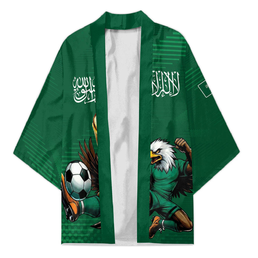 Custom Saudi Arabia 2026 World Football Kimono Arabian Green Falcons