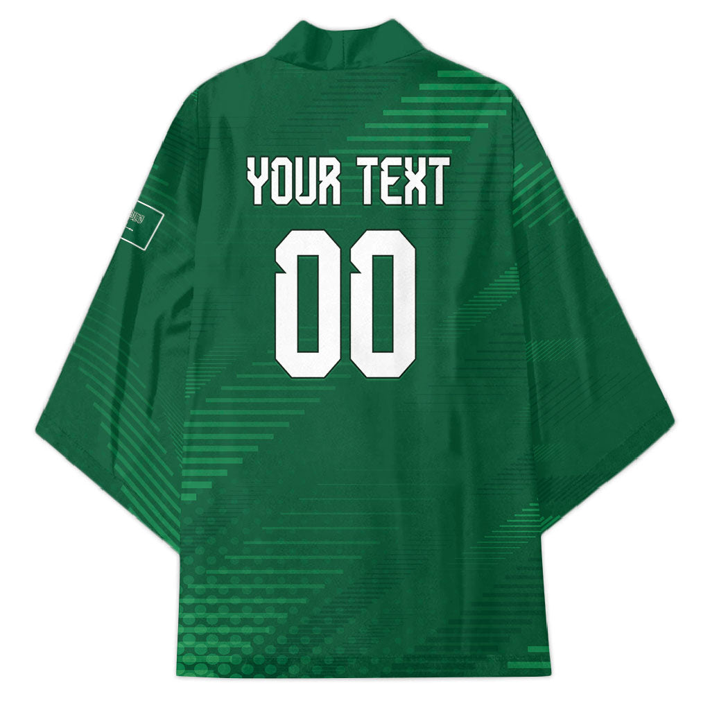 Custom Saudi Arabia 2026 World Football Kimono Arabian Green Falcons