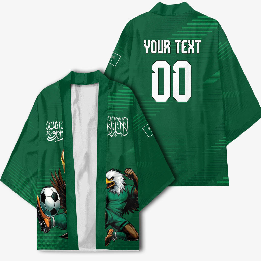 Custom Saudi Arabia 2026 World Football Kimono Arabian Green Falcons