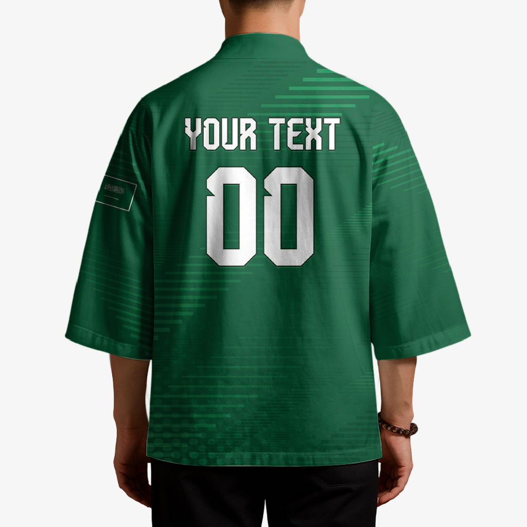 Custom Saudi Arabia 2026 World Football Kimono Arabian Green Falcons