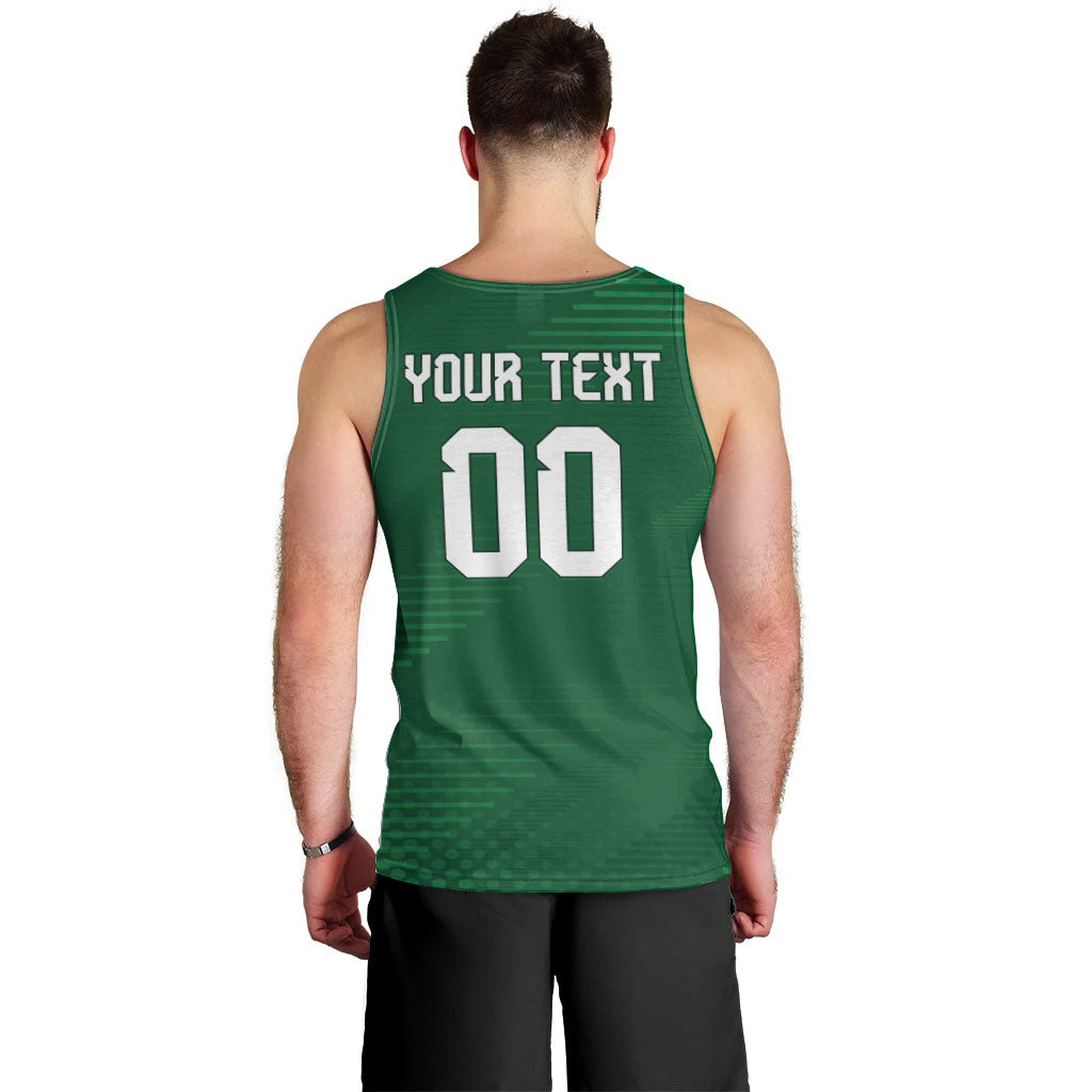 Custom Saudi Arabia 2026 World Football Men Tank Top Arabian Green Falcons