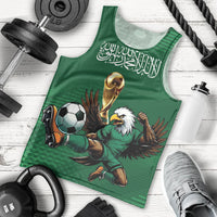 Custom Saudi Arabia 2026 World Football Men Tank Top Arabian Green Falcons