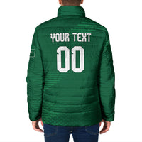 Custom Saudi Arabia 2026 World Football Padded Jacket Arabian Green Falcons