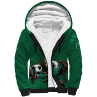 Custom Saudi Arabia 2026 World Football Sherpa Hoodie Arabian Green Falcons