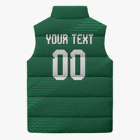 Custom Saudi Arabia 2026 World Football Sleeveless Puffer Jacket Arabian Green Falcons