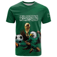 Custom Saudi Arabia 2026 World Football T Shirt Arabian Green Falcons