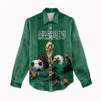 Custom Saudi Arabia 2026 World Football Women Casual Shirt Arabian Green Falcons