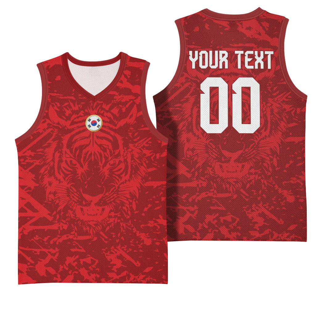 Custom South Korea 2026 World Football Basketball Jersey Taegeuk Warriors