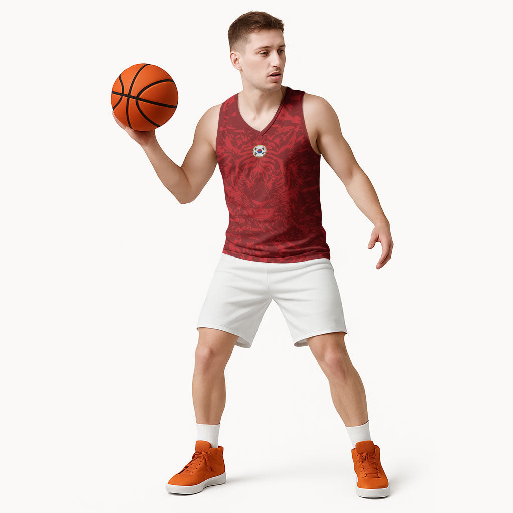 Custom South Korea 2026 World Football Basketball Jersey Taegeuk Warriors