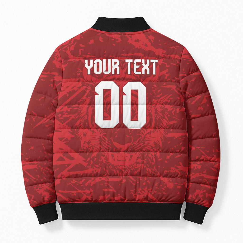 Custom South Korea 2026 World Football Bomber Puffer Jacket Taegeuk Warriors
