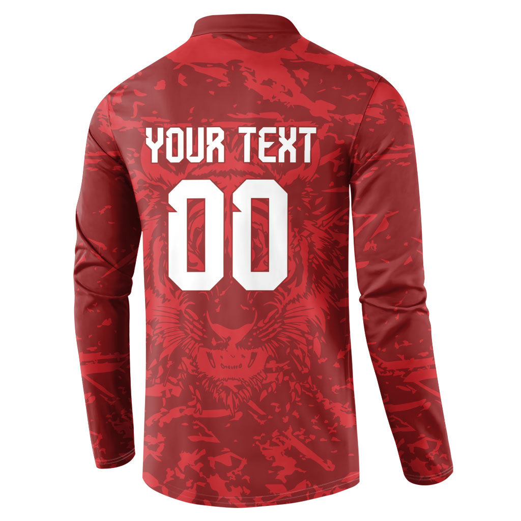 Custom South Korea 2026 World Football Button Sweatshirt Taegeuk Warriors
