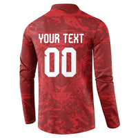 Custom South Korea 2026 World Football Button Sweatshirt Taegeuk Warriors