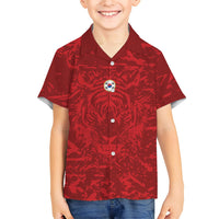 Custom South Korea 2026 World Football Hawaiian Shirt Taegeuk Warriors