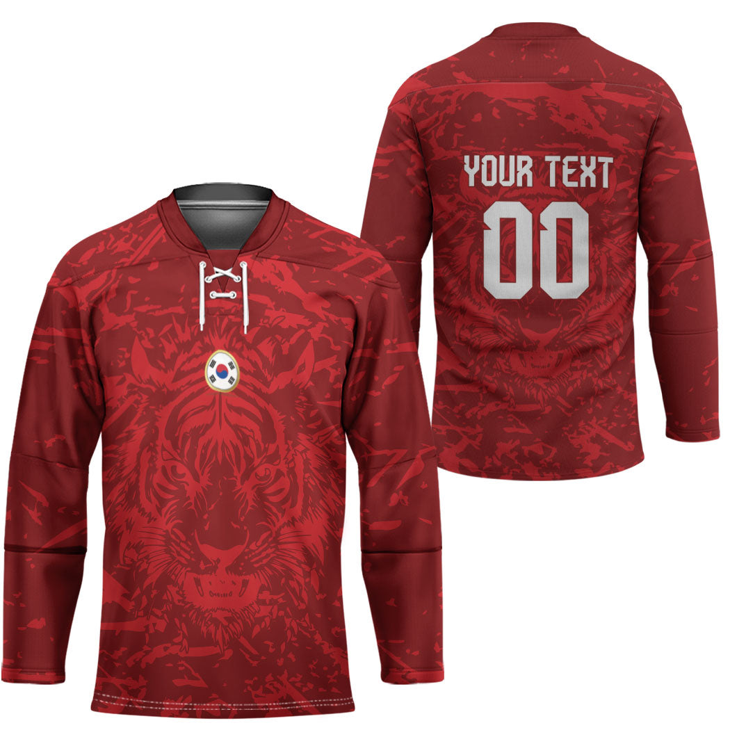 Custom South Korea 2026 World Football Hockey Jersey Taegeuk Warriors