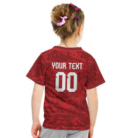 Custom South Korea 2026 World Football Kid T Shirt Taegeuk Warriors