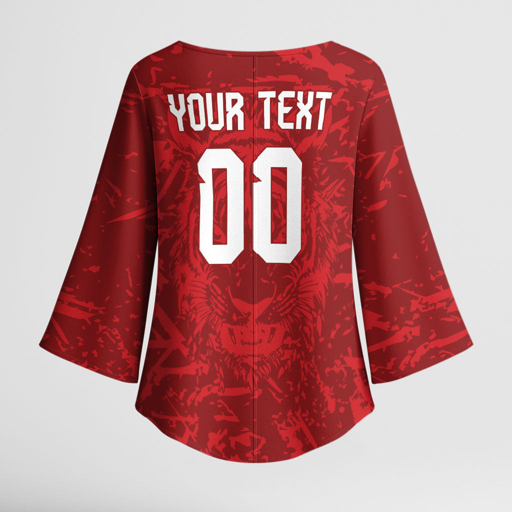 Custom South Korea 2026 World Football Kimono Sleeve Blouse Taegeuk Warriors